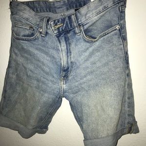 size 27 slim fit jean denim shorts forever 21 men